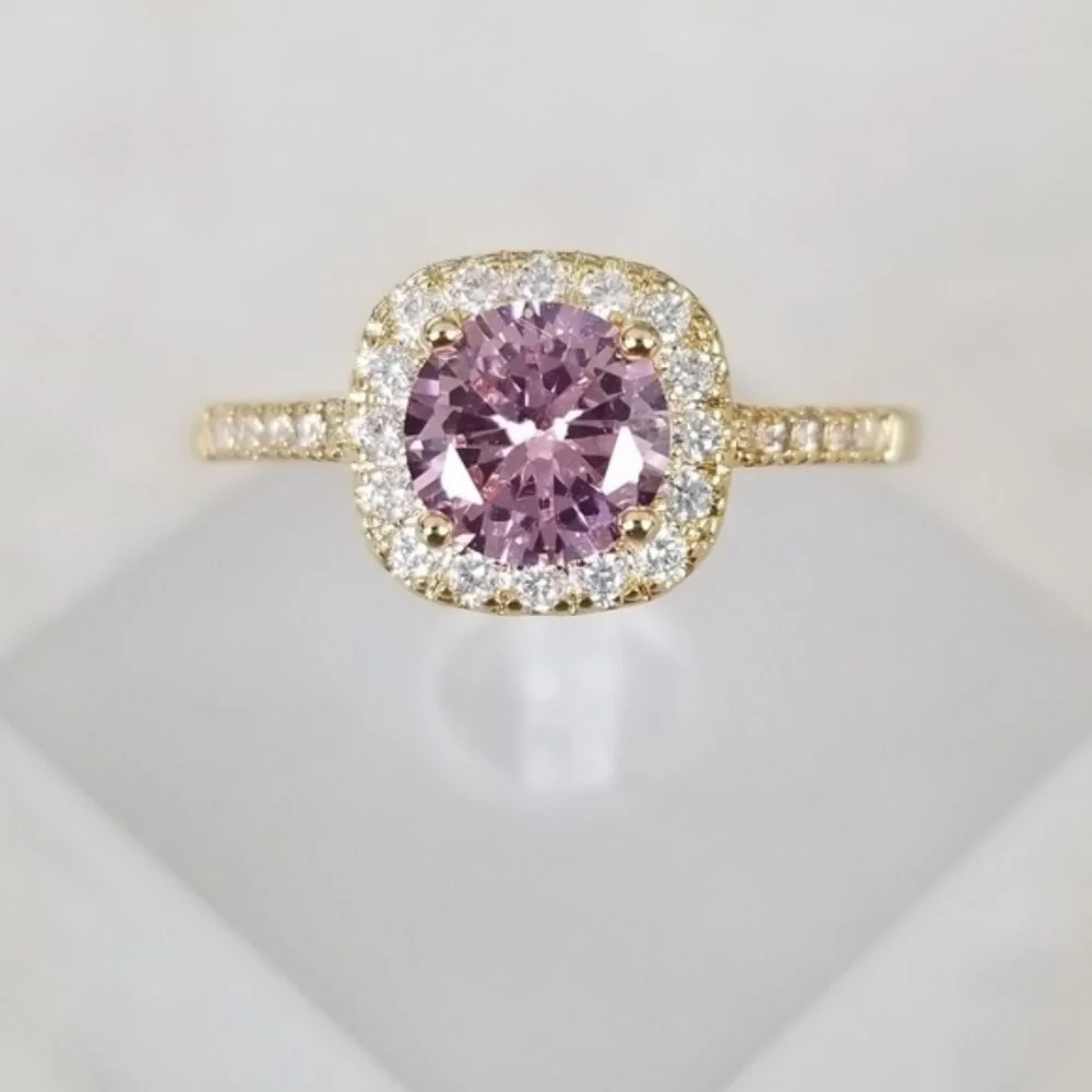18k Pink Ring - Picture 2 of 8